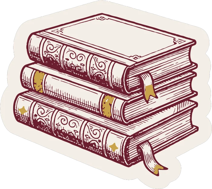 Adesivo livros